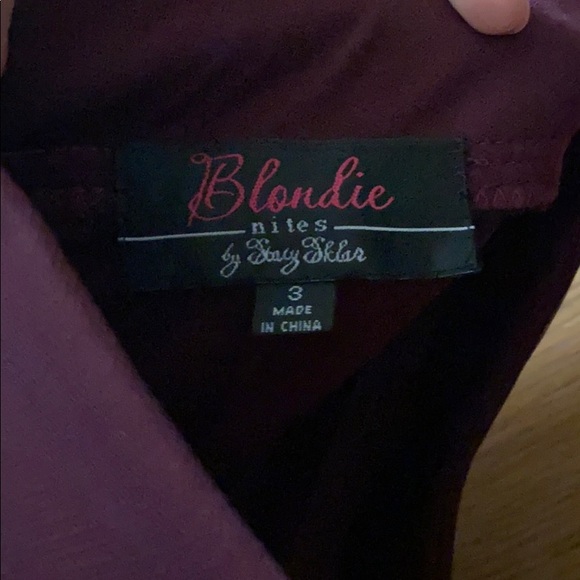 Wine colored prom dress - Picture 8 of 8